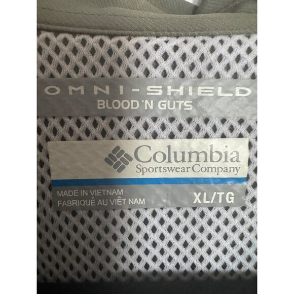 Columbia XL Mens Fishing Shirt PFG Omni-Shield Button-Up - Picture 2 of 16